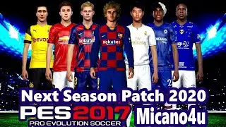 PES 2017 Next season patch 2020 Face Update