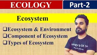 Ecosystem | Environment | Component of Ecosystem | Type of Ecosystem | Ecology Part 2 | SK Sir