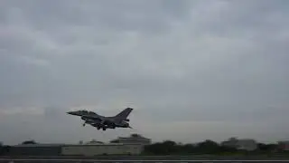108漢光35號演習 彰化戰備道 F-16V起飛