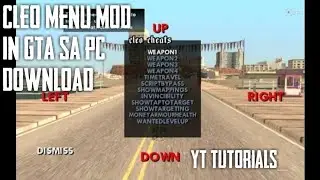 HOW TO DOWNLOAD CLEO MENU MOD ON GTA SA PC