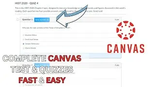 How to Cheat On Canvas Quizzes & Tests -  2025