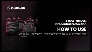 How to Use StealthMole's Leaked Credentials Modules