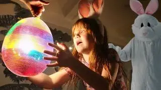 HiDDEN EASTER SURPRiSE!!  What's inside our Egg Decorations? Finding a Best Day Ever with a Bunny