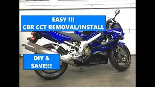 EASY DIY! - cam chain tensioner (CCT) removal and install - Honda CBR 600 F4i