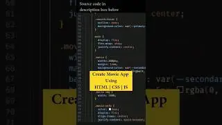 Create Movie App Using HTML | CSS | JS