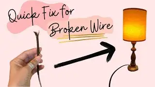 Easy Lamp Repair | Electrician Edition | MissFlips' DIY Quick Tips #4