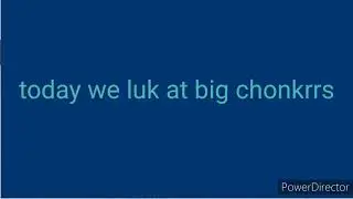 today we look at big chonkers