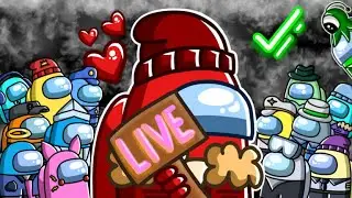 🔴 PRZEDŁUŻANY WAKACYJNY LIVE Z AMONG US NA TOWNOFUS!