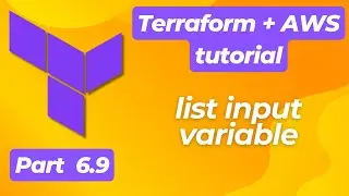 Terraform+AWS, part 6.9 | Input variables | List input variable | Beginner’s tutorial