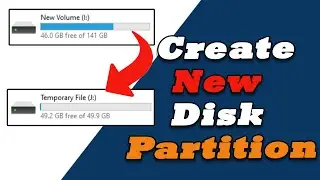 How To Create New Partition From Existing Hard Disk Drive Full Guide Step By Step Hindi