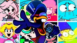 NO PARTY but Every Turn a Different Character Sings🎙 (FNF No Party but Everyone Sings It)