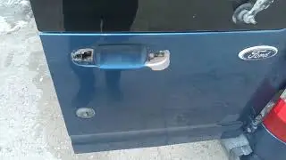 How to remove the handle from the rear door of a Ford Connect