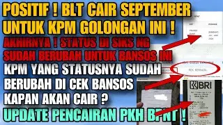 POSITIF ! BLT CAIR SEPTEMBER DI KKS ! STATUS SUDAH BERUBAH DI SIKS NG MENJADI BERHASIL CEK REKENING