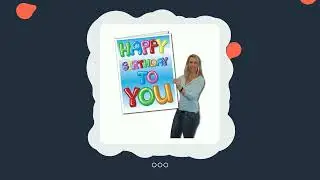 Giant Birthday Wishes: VictoryStore Jumbo Greeting Card (2ft x 3ft Balloon Letters) with Envelope