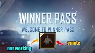 Not working emote 😭😢 new winner pass season 34 pubg mobile lite