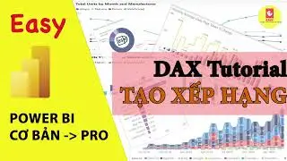 Dax - Tạo bảng xếp hạng trong Power BI (Tạo BXH trong report power BI)