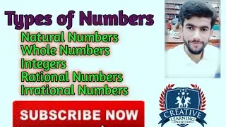 Types of Numbers |Numbers Concept|