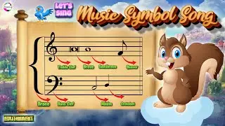 Let's Sing MUSIC SYMBOL SONG, BEST KIDS SONG, Pappadoo TV