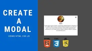 Javascript Tutorial || How to create a modal in HTML CSS JS || Popup Modal | Cool Coding Tamil