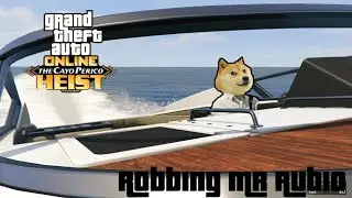 The Cayo Perico Heist: Longfin Approach w/gold glitch Solo | GTA Online