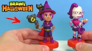 Making EMZ and Witch Shelly from game Brawl Stars | Clay Tutorial