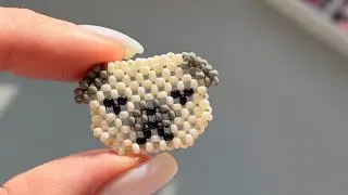 How to make a PUG DOG from beads (RAW)