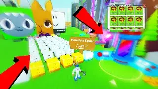 More equipped pets in pet simulator Z!!!