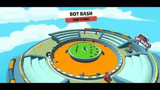 Stumble Guys New Update Bot Bash Map (Gameplay)