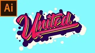 Cool Custom Grafitti Style Effect Text | Adobe Illustrator Tutorial