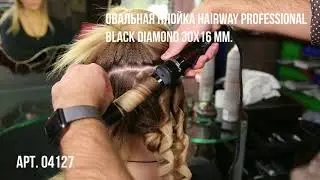 Новинка от Hairway professional овальная плойка Black Diamond арт.04127