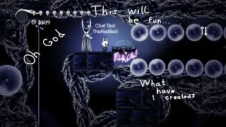Hollow Knight: Showcasing my own custom level 'A Long Way to Crystal Peak'