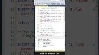 SQL Server INSERT Multiple Rows
