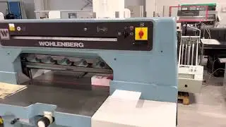 Wohlenberg 76 STD paper guillotine