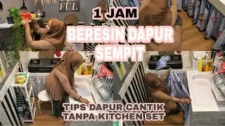 Bersih Bersih Dapur Kecil Biar Rapih.Tips Dapur Kecil Cantik Tanpa Kitchen Set.Pasang Gorden Kolong