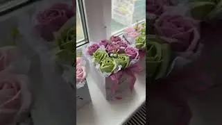 Композиции из мыльных роз