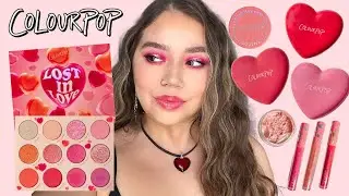 COLOURPOP VALENTINE'S DAY COLLECTION 2024! LOST IN LOVE 🩷 SWATCHES, REVIEW + TUTORIAL