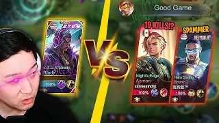 Enemy Godly Aamon and Spammer Bruner are destroying my team | Mobile Legends