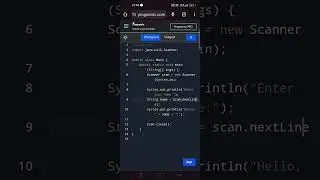 Java Programming: User Input ( Scanner Class)