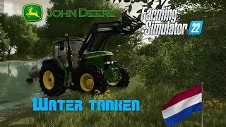 Water tanken met de John Deere - Farming Simulator 22 (Nederlands)