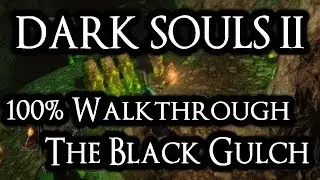 Dark Souls 2 100% Walkthrough #16 The Black Gulch (All Items & Secrets)