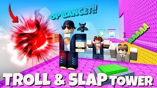 CRYING!! Buy the Most OP SLAP & Prank Kids in Troll Tower 🗿😭🗿 | Slap Tower Indonesia