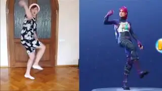 ТАНЦЫ FORTNITE В РЕАЛЬНОЙ ЖИЗНИ [DANCE CHALENGE]