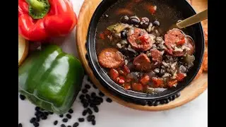 Black Bean & Sausage Soup