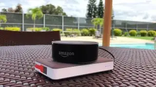 Got an Amazon Echo Dot in Hawaii, hooked it up to a powerbank and brought it to the pool.