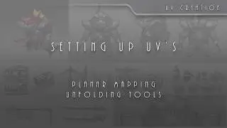 Box Modeling A Character In Maya 011 Setting Up UVs Planar Mapping