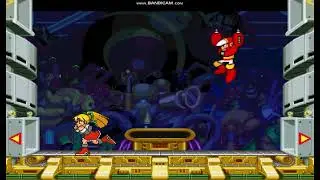 アクションゲームツクールMV ロックマンロールちゃん パワーバトルファイターズ クラッシュマンステージ比較