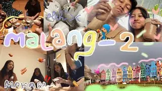 #GTVLOG MALANG DAY 2 || pergi ke rumah warna warni, beli oleh-oleh, makan bareng dibalkon, seruu!!