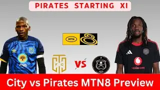 Cape Town City vs Orlando Pirates | MTN8 PREVIEW