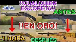 COMO CONSEGUIR EL CAMUFLAJE DE ORO EN ESCOPETAS | COD MOBILE