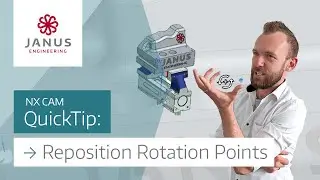 NX CAM Tutorial | Reposition rotation points in a flash for flexible movement in virtual space 🔄